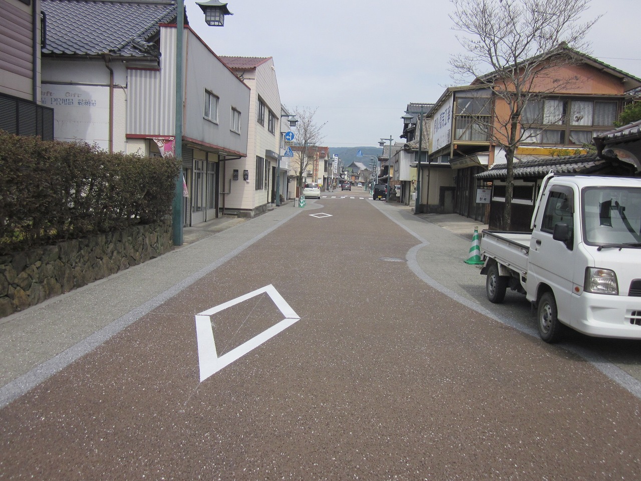 【ストリートプリント】の施工実績-佐賀県嬉野市　街並環境整備工事