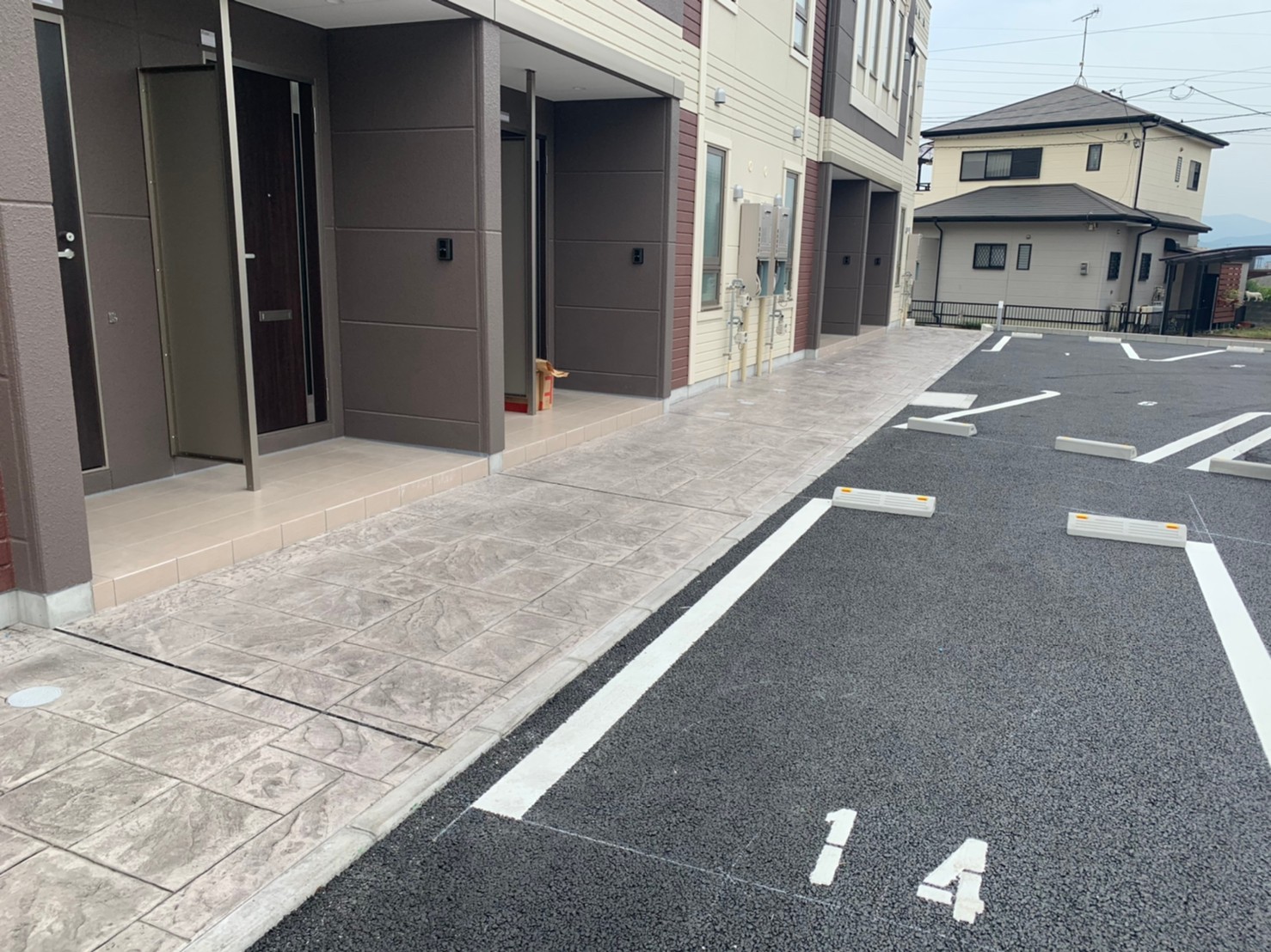 施工実績-【スタンプコンクリート】福岡県大野城市　アパート-3
