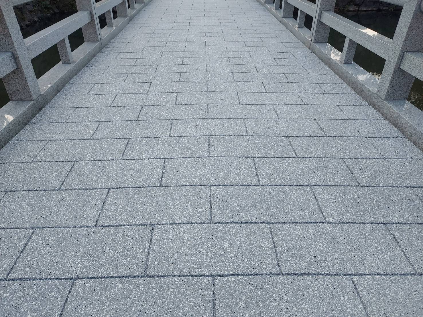施工実績-【ストリートプリント】熊本県八代市　八代城跡本丸高麗門欄干橋-1