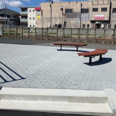【ストリートプリント】の施工実績-茨城県 ひたちなか市 JR 佐和駅　東口