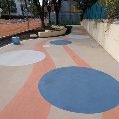 【ストリートプリント】施工実績-東京　墨田区　122号路線緑道