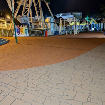 【ストリートプリント】施工実績-東京 稲城市 よみうりランド