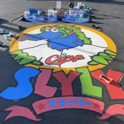 【ストリートプリント】施工実績-山口　岩国市（仮称）由宇地区公共交通待合所整備工事