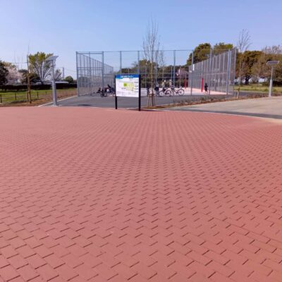 【ストリートプリント】施工実績-茨城 取手市 北浦川緑地公園
