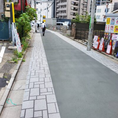 【ストリートプリント】施工実績-千葉 船橋市 市道14-070号線コミュニティ道路