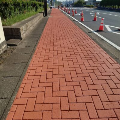 【ストリートプリント】施工実績-愛知 碧南市 歩道